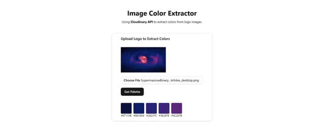 Image colors extractor