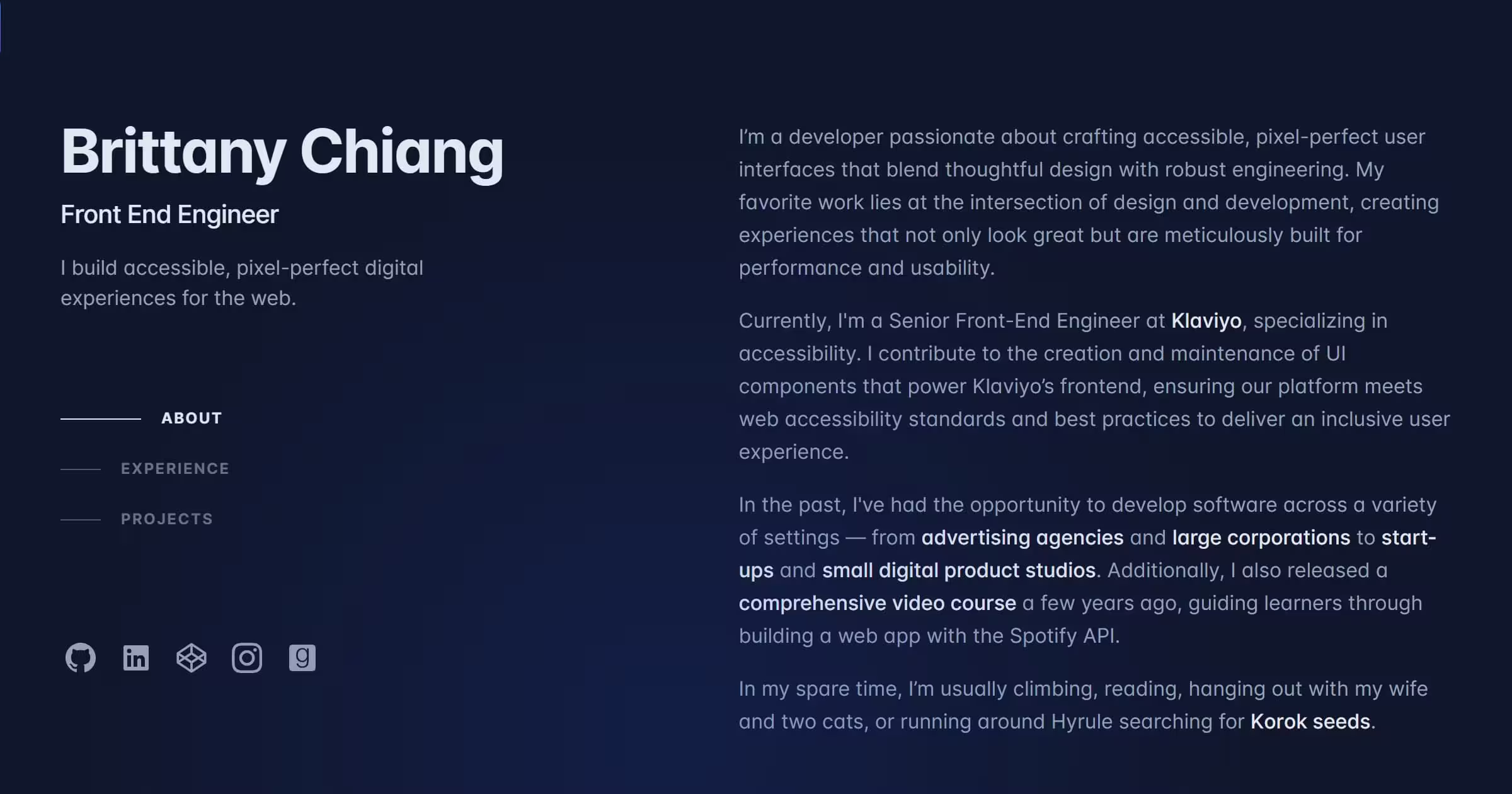 Brittany Chiang's portfolio