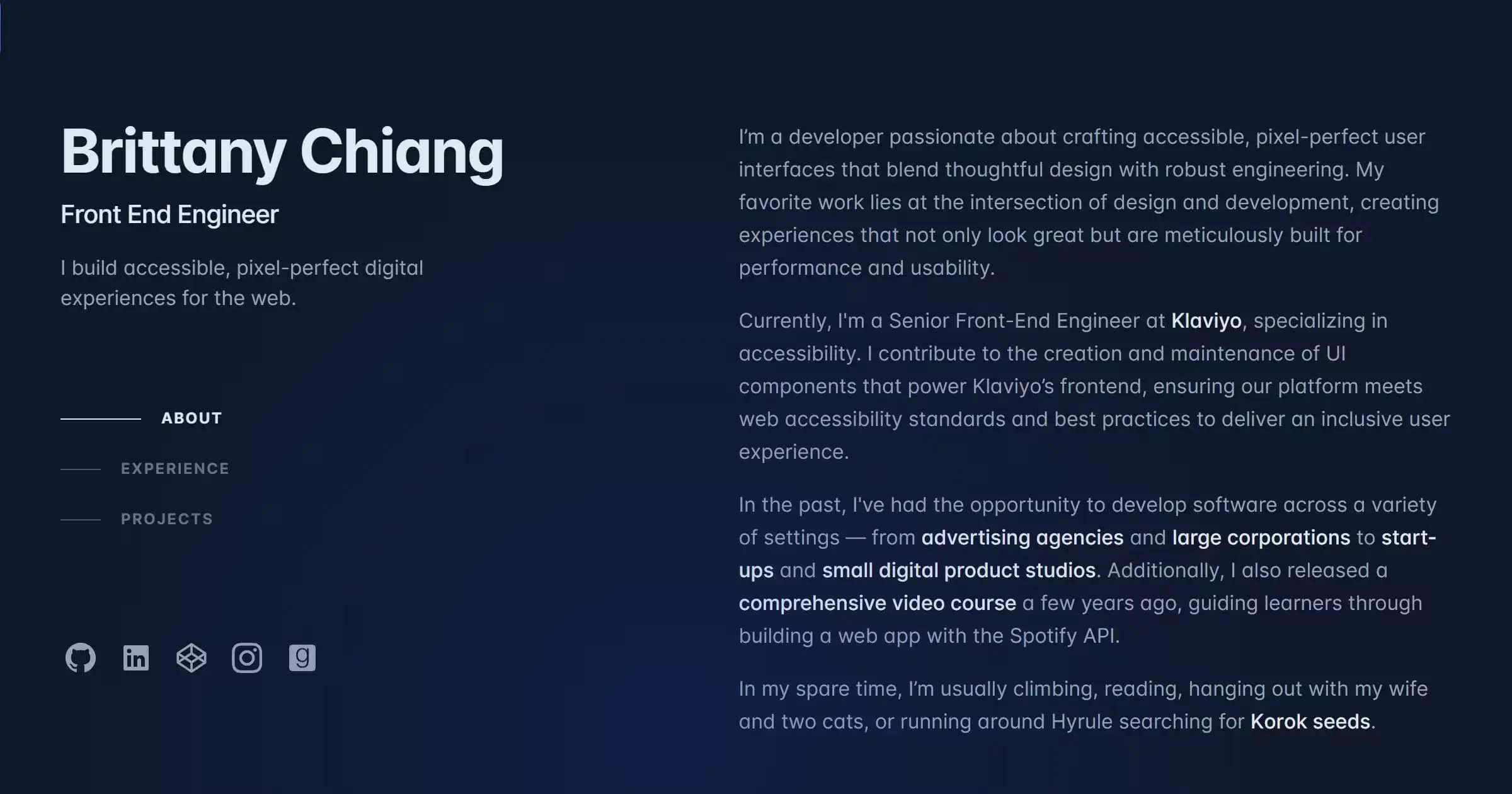 Brittany Chiang's portfolio