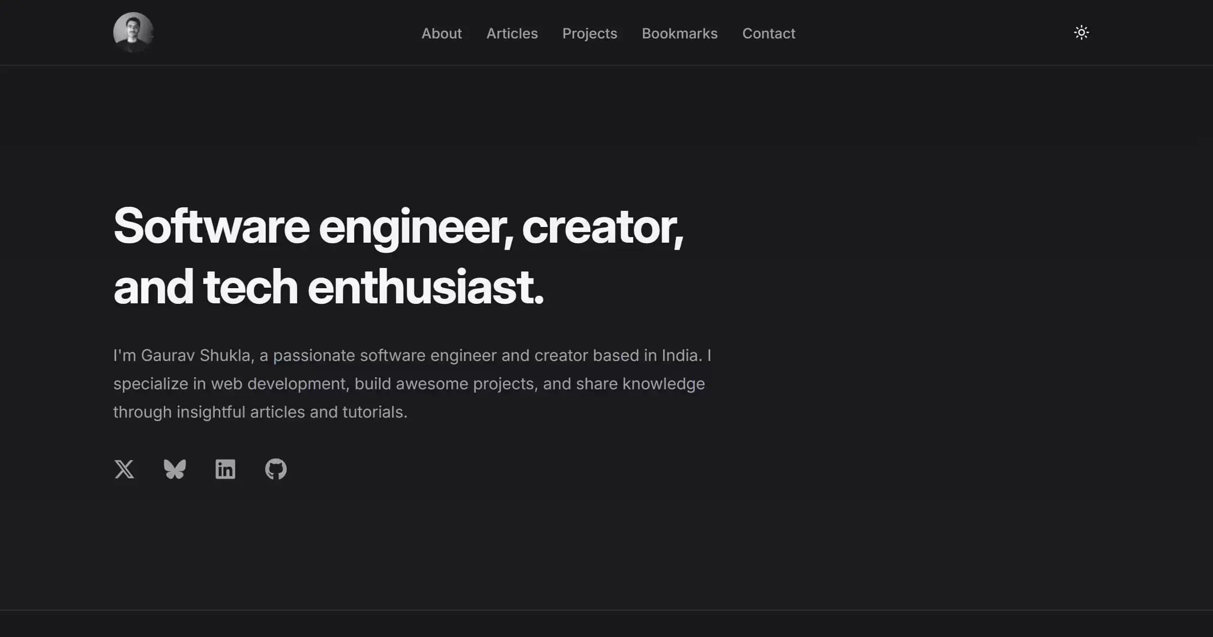 My personal website